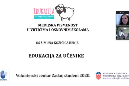 Predavanja o prevenciji elektroničkog nasilja za učenike OŠ Šimuna Kožičića Benje