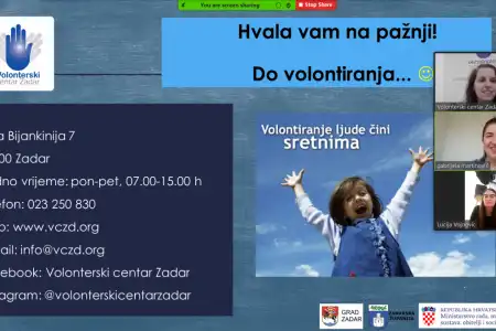 Održane online edukacije "Biti volonter"
