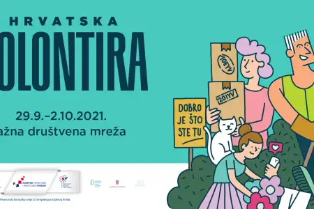 Obavijest organizatorima volontiranja - Otvorene prijave volonterskih aktivnosti za nacionalnu manifestaciju "Hrvatska volontira" 2021.