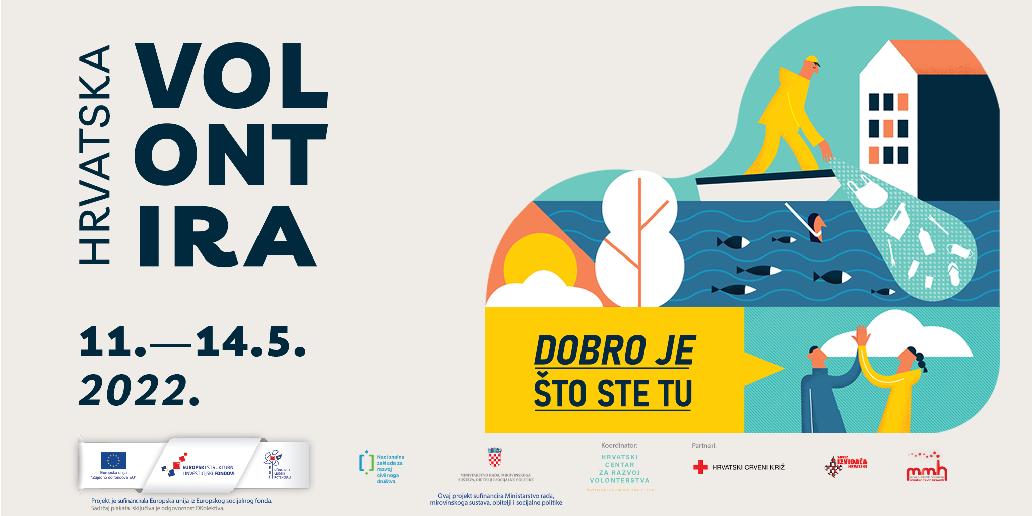 Volonterske aktivnosti VCZD-a u sklopu kampanje Hrvatska volontira 2022.