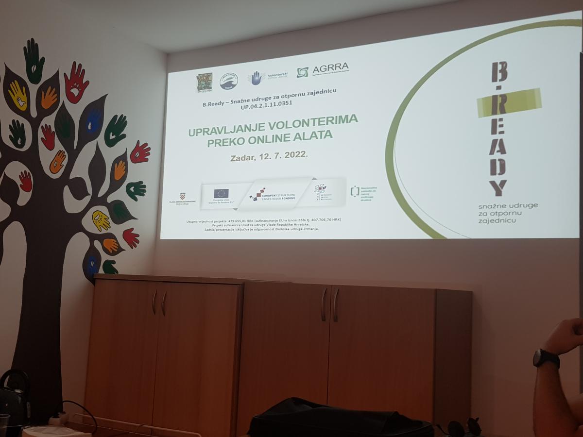 Održane dvije edukacije iz područja menadžmenta volonterskih programa