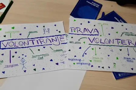 Održana radionica "Biti volonter" u Srednjoškolskom đačkom domu Zadar