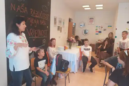 Druženje učenika OŠ Šime Budinića i Ukrajinaca