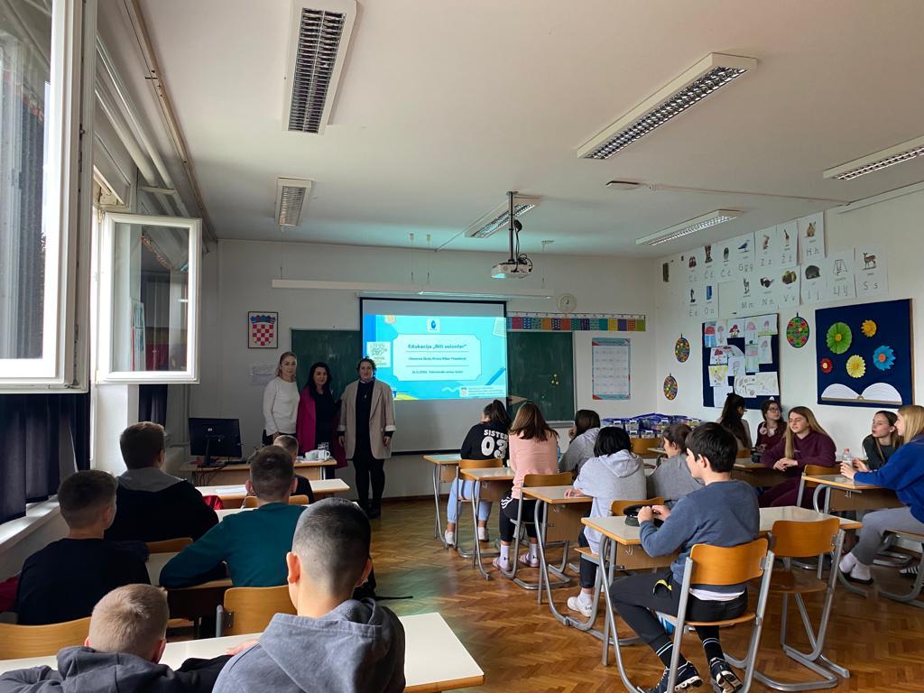 Održana radionica "Biti volonter" za posedarske osnovnoškolce