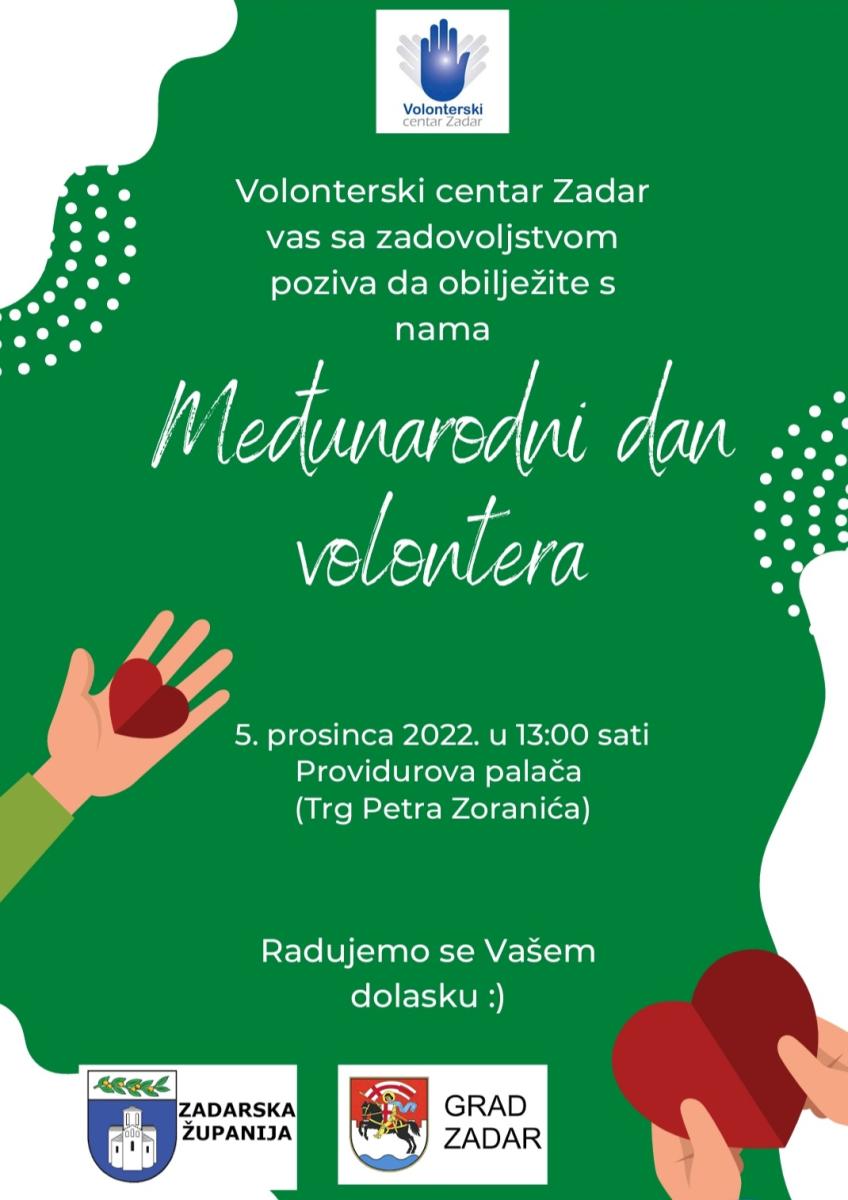 Poziv na svečanost obilježavanja Međunarodnog dana volontera