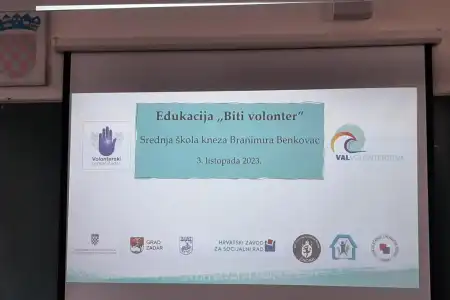 Edukacija "Biti volonter" u Benkovcu