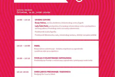 Poziv na 6. Nacionalnu konferenciju o volontiranju zaposlenika