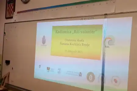 Održana edukacija "Biti volonter" u OŠ Šimuna Kožičića Benje