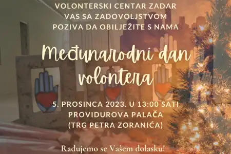 Poziv na svečanost obilježavanja Međunarodnog dana volontera