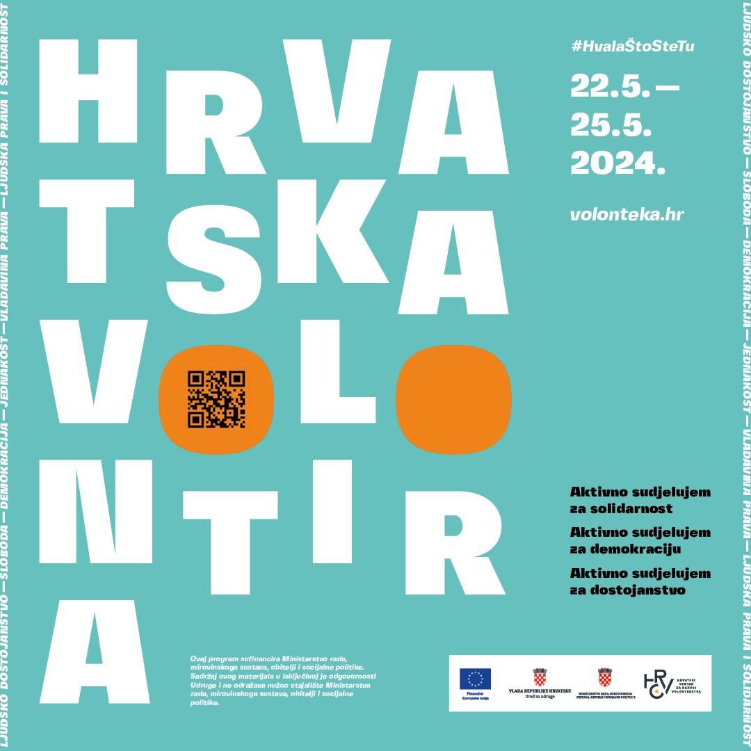 Aktivnosti Volonterskog centra Zadar u kampanji „Hrvatska volontira“