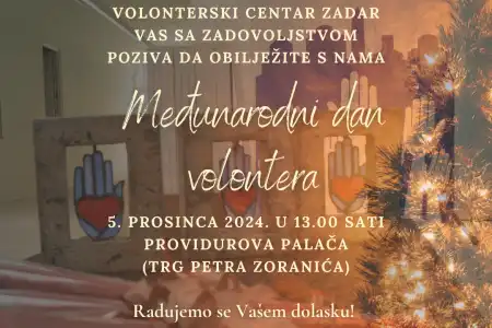 Poziv na svečanost obilježavanja Međunarodnog dana volontera