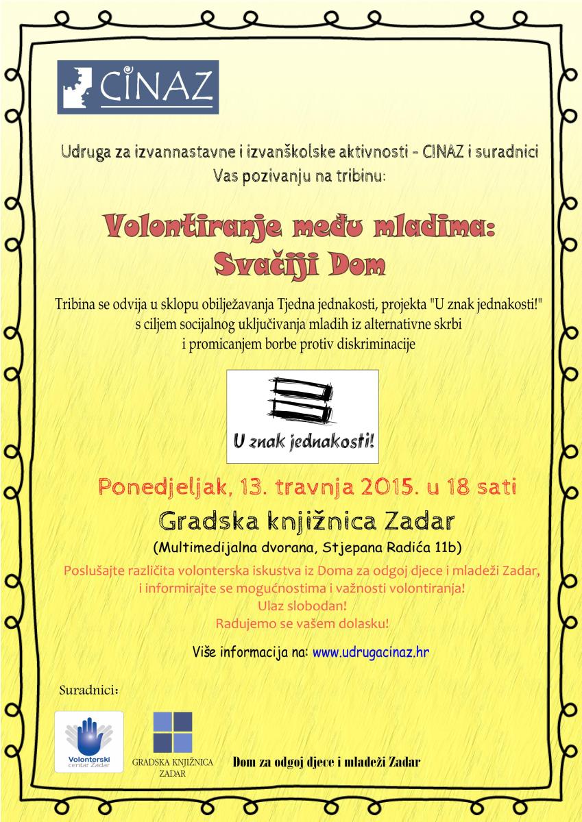 Tjedan jednakosti od 13.-17.4.2015