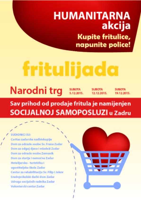 Kupite fritulice, napunite police - za Socijalnu samoposlugu Zadar