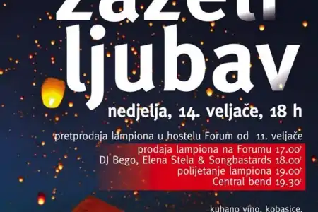 VALENTINOVO: Zaželi ljubav, pusti svjetleći lampion i pomogni Socijalnu samoposlugu!