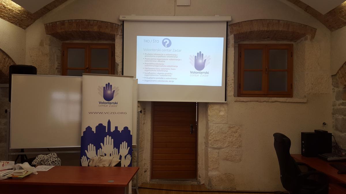 Održana radinica na temu volontiranja učenicima građanskog odgoja OŠ Petra Zoranić Nin i Područne škole Vrsi