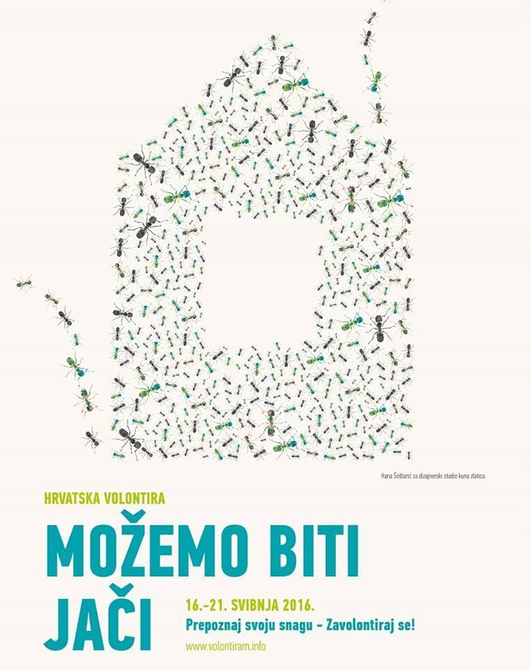 Hrvatska volontira 2016. - volontiranjem do pozitivnih promjena u zajednici!