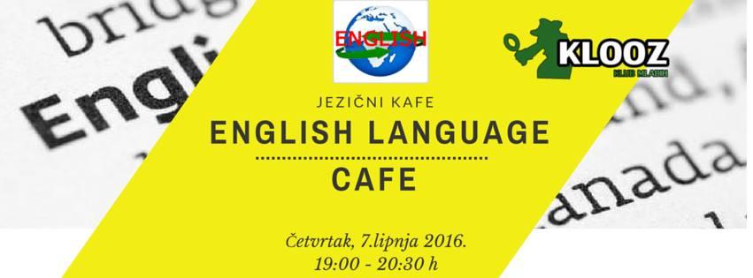 Jezični kafe/ English language cafe u Klubu mladih Klooz (Udruga Cinaz)