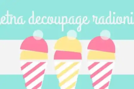 Ljetna decoupage radionica u klubu mladih KLOOZ