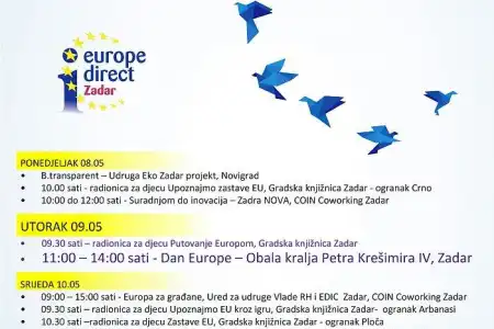 Europski tjedan i Dan Europe u Zadarskoj županiji
