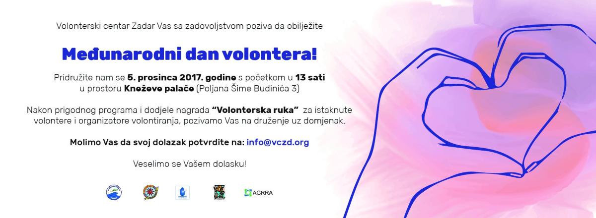 Poziv na obilježavanje Međunarodnog dana volontera