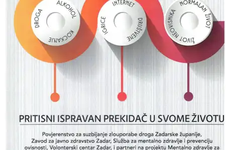 Poziv na javnozdravstvenu akciju 'PRITISNI ISPRAVAN PREKIDAČ U SVOME ŽIVOTU'