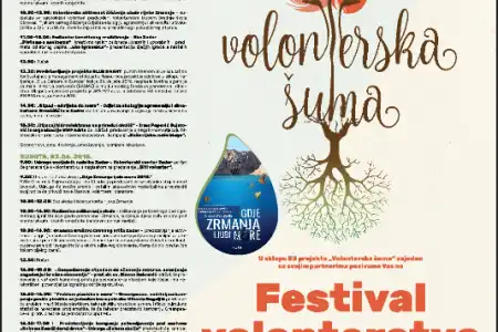 Poziv za sudjelovanje na Festivalu volonterstva u sklopu projekta „Volonterska šuma“