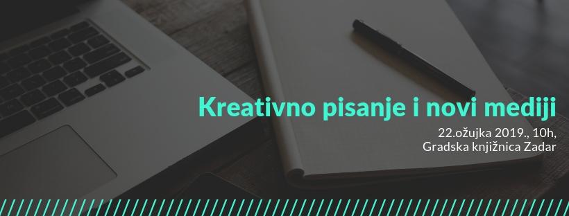 Poziv udruge CINAZ na radionicu "Kreativno pisanje i novi mediji"