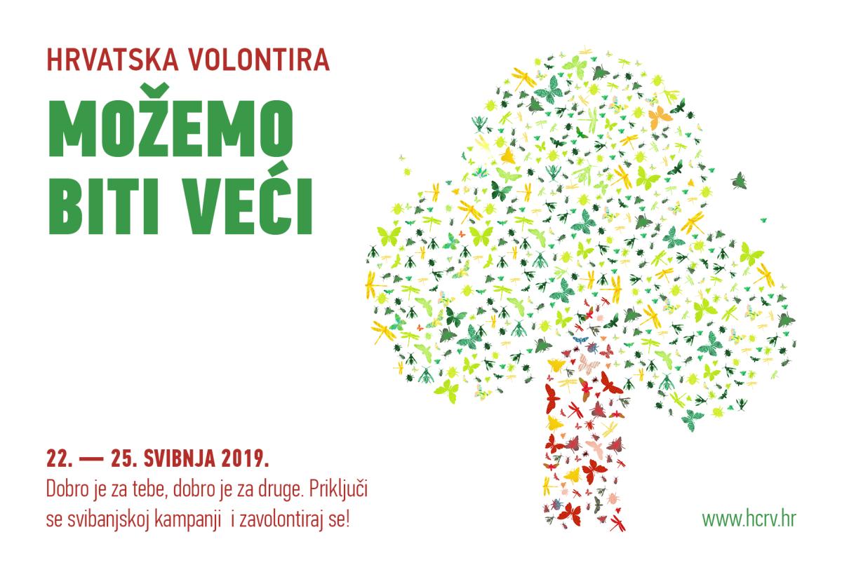 Poziv organizatorima volontiranja - Hrvatska volontira 2019.