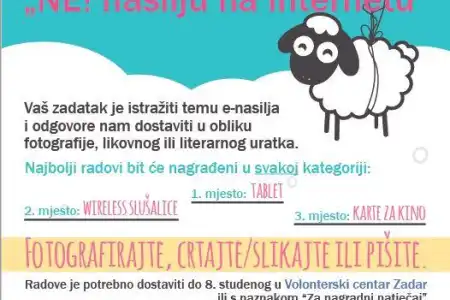 Nagradni natječaj „NE! nasilju na internetu“