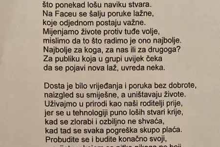Pobjednički rad Nagradnog natječaja "NE! nasilju na internetu"